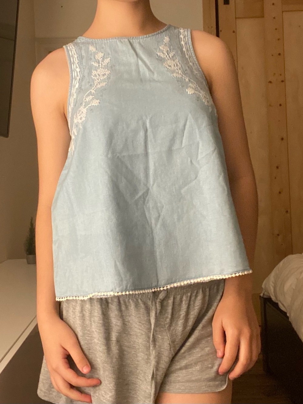 Abercrombie and Fitch Kids Light Blue Tank Top